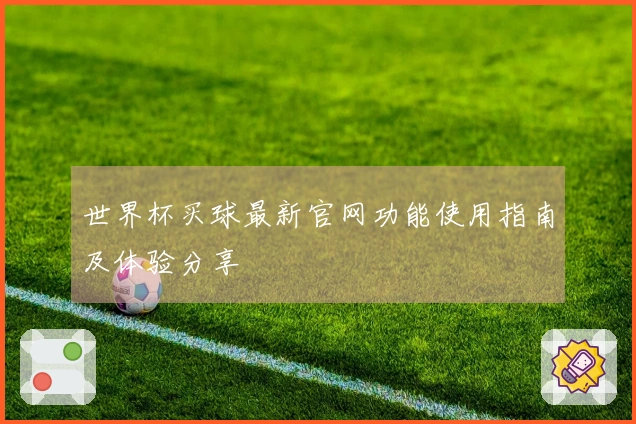 世界杯买球最新官网功能使用指南及体验分享