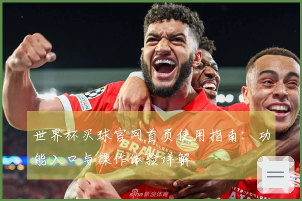 世界杯买球官网首页使用指南：功能入口与操作体验详解