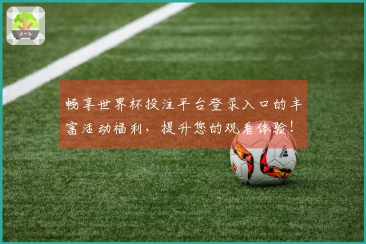 畅享世界杯投注平台登录入口的丰富活动福利，提升您的观看体验！