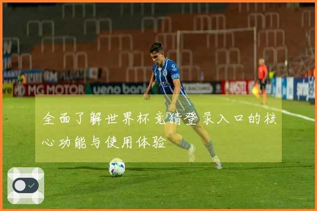 全面了解世界杯竞猜登录入口的核心功能与使用体验